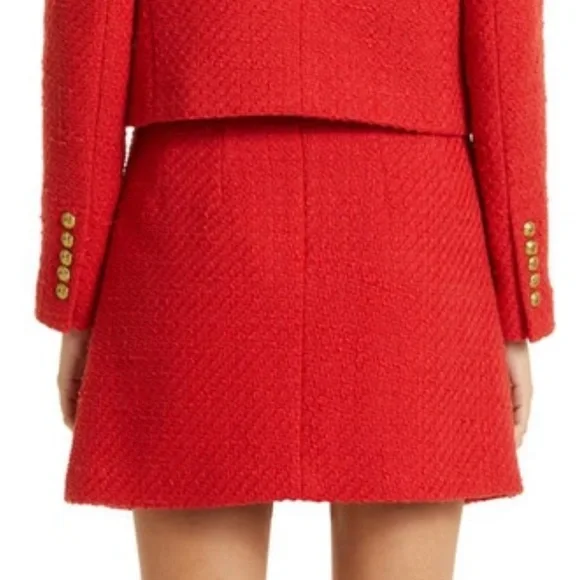 Veronica Beard Roman Tweed Mini Skirt - Picture 4 of 9